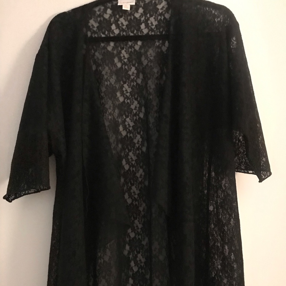 Small black lace Lularoe Shirley